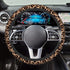 Leopard Print Car Steering Wheel Cover, Neoprene Universal 15 Inches Anti-Slip Steering Wheel Cover, Car Accessories Steering Wheel Protector for ...
