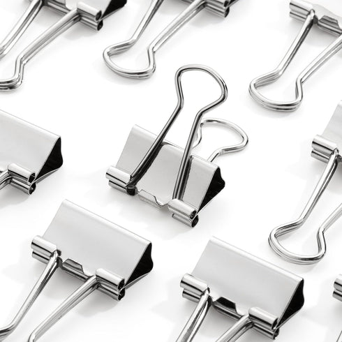 Mr. Pen- Binder Clips, Small Binder Clips, 50Pack, 0.75 in, Silver, Small Clips, Paper Binder Clips, Binder Clips Small Size, Small Paper Clips, O...