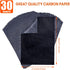 Carbon Paper for Tracing Graphite Transfer-Paper - PSLER 30 Pcs Black Graphite Paper for Tracing Drawing Patterns on Wood Projects Canvas Fabric A...