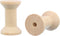 CleverDelights 1 3/4" x 1 1/8" Wood Spools - 25 Pack - Empty Craft Spools...