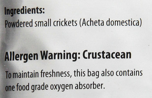 Cricket powder made of 100% Cricket (.22 lb)...