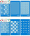 KEOKER Tile Silk Screen Stencils for Polymer Clay, 6PCS Tile Silk Screen Polymer Clay, 3PCS Tile Silk Screen for Polymer Clay, Tile Pattern Polyme...