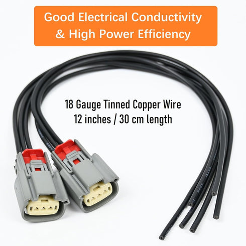 2Pcs Ignition Coil Connector Pigtail Harness CU2Z-14S411-AFA for Ford Expedition F150 Explorer Flex Lobo Taurus Transit-150 Transit-250 Transit-35...