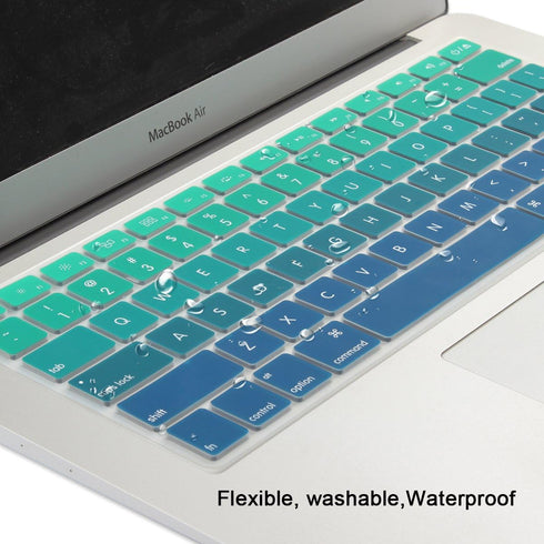 Batianda Ombre Color Keyboard Cover for MacBook Pro 13 inch Model A1708 (No Touch Bar) 2017 & 2016 Release & MacBook 12 inch A1534 Silicone Protec...