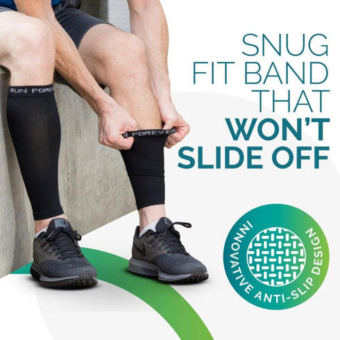 Calf Compression Sleeves for Men and Women - Leg Compression Sleeve - Footless Compression Socks for Runners, Shin Splints, Varicose Vein & Calf P...