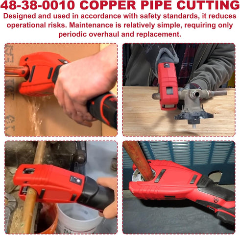 48-38-0010 Copper Pipe Cutting Wheel 4-Pack Fits For Milwaukee 12-volt Copper Tubing Cutter Model 2471...
