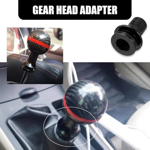 1 PC M12 x 1.25 Manual Car Shifter Retainer Replacement with Thread, Waterproof Durable Metal Vehicle Shift Adapter, Universal Automotive Connecto...
