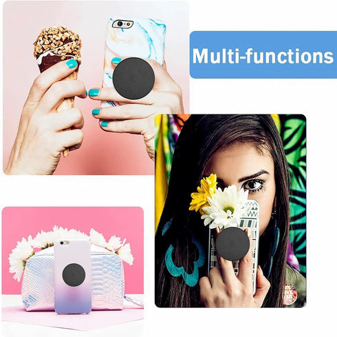Collapsible Grip & Stand for Phones and Tablets ?3 Pack ? - White...