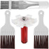 4 Pieces Air Conditioner Condenser Fin Cleaning Brush Coil Condenser Fin Straightener Comb Stainless Steel Air Refrigerator Fin Cleaner Whisk Brus...