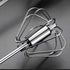 Stainless Steel Egg Beater, Hand Mixer Hand Push Mixer Manual Egg Beater Semi-automatic Mixer Press Mixer Kitchen Tools for Mixing and Whipping...