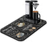 Fun Coffee Mat 19inx12in,Coffee Bar Mat for Countertops,Absorbent Hide Stain Anti-Slip Coffee Bar Accessories Fit Under Coffee Machine Mat,dish Dr...