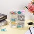Small Plastic Storage Box, 13 Pieces Plastic Storage Cases Bead Organizers Boxes with Lid Mini Rectangles Boxes Craft Supply Case Bead Containers ...