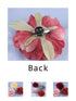 Hair Clip Flower Brooch, Pearl Floral Bohemia Hairpin Bridesmaid Hanfu Pin Up Brooch Party Wedding Decor Pink...