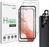 amFilm Hybrid Screen Protector for Samsung Galaxy S22 Plus 5g 6.6 inch, Samsung Galaxy S22 + 5g 6.6 inch, Fingerprint Compatible, Camera Lens Prot...