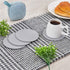 Coasters for Drinks, Thipoten Leather Coasters with Holder, Protect Furniture from Damage(6PCS, Grey)...