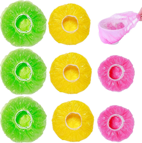 Bowl Covers Reusable Elastic Plastic Wrap for Food Storage Fresh Keeping Stretch Bags Bowl Covers for Bread Proofing Alternative to Foil for Famil...