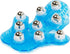 Glove Massager Palm Shaped Hand Massage Manual 9 360-degree-roller Mental Roller Ball Blue...