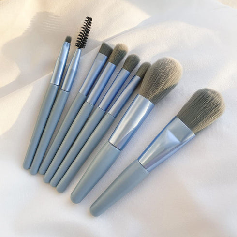 Makeup Brushes 8 Pieces Makeup Brush Set, Makeup Brushes Foundation Blend Blush Concealer Eye Shadow Blend Eye Liner Makeup Brush Set for Travel M...