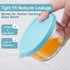 1 Cup Silicone Replacement Lids Storage Cover for Anchor Hocking Glass Bowls (Container not Included) 4 Pack Microwave, Dishwasher and Freezer Saf...