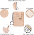 Small Wallet for Women Slim RFID Blocking Credit Card Holder Minimalist Keychain Wallet with Zipper Pocket...