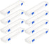 8 Pack Plastic Paint Brush Holder, 13" Long Translucent Watercolor Pens Pencils Case with Buckle Design, Paintbrush Drawing Tools Storage Box Cont...
