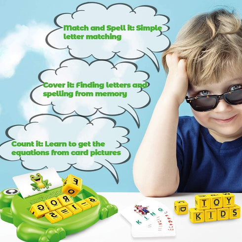 Learning Toys for Kids Birthday Gift, Matching Letter Game and Math Games, Preschool Educational Toys for Ages 3-8, Birthday Party Halloween Xmas ...