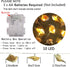Starryfill Ocean Real Conch 10 LED String Lights 9.0Ft Waterproof Battery Operated Warm White with Timer for Beach Themed Indoor Covered Outdoor B...
