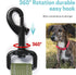 Dog Leash with 2 Comfortable Soft Padded Handles 4FT Green Reflective Heavy Duty Pet Dog Walking Leashes Durable Dog Training Lead & Traffic Handl...