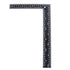 Mtsooning Metal L Square Ruler,90 Degree Right Angle Metric and Inches Ruler, 8 x 12inch Double Sided Ruler, Steel Tempered Measuring Tool for Car...