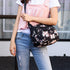 Womens Nylon Floral Shoulder Bag Crossbody Bag Messenger Bags Travel Handbags With Adjustable Strap Waterproof...