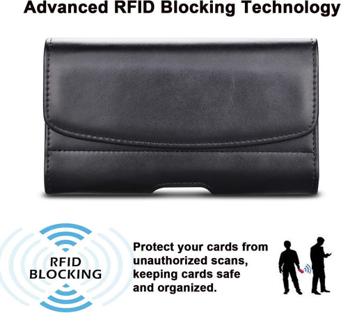 Takfox Phone Holster for Samsung Galaxy Note 20 Ultra S24 Ultra S23+S21 S20 A13 A14 A15 A35 A02S A03S A32 A23 A54,iPhone 15 Pro Max 14 13 XR Leath...