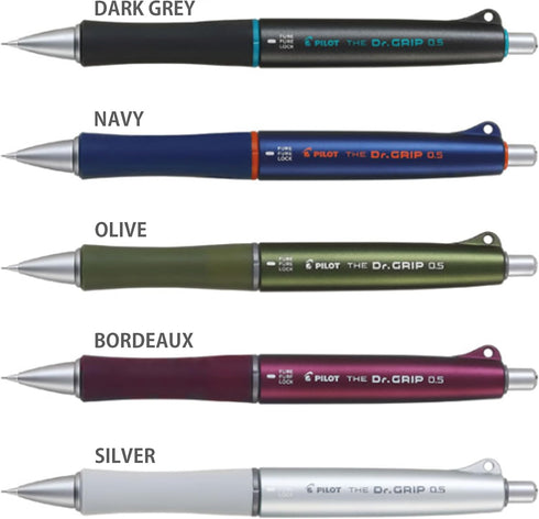 PILOT HTDG-90R-OL The Doctor Grip Mechanical Pencil, 0.02 inches (0.5 mm), Olive...