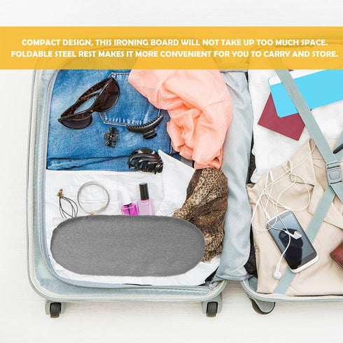DOITOOL Tabletop Ironing Board Foldable Ironing Board,Small Ironing Board for Travel and Dorms,Portable Ironing Board Mini Iron Board for Small Sp...