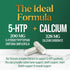 5 HTP Supplement Vegetarian Capsules 200mg 5HTP Plus Calcium for Brain Support - Extra Strength Griffonia Simplicifolia 5-HTP Formula - 5 Hydroxyt...