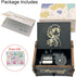 Pursuestar SpAway Always with me Wind Up Music Box, Vintage Engraved Wood Mechanism Musical Gifts for Anime Fans Birthday Valentine's Day Christma...