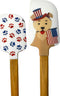 Silicone Spatulas w/Conversion Chat, Set of 2, Freedom Red White Blue Fourth of July Gift for Mom Cooking Baking Mixing Flipping Housewarming Cook...