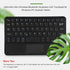 Cuifati Ultra-Slim Mini Wireless Touchpad Keyboard, All-in-One Wireless Keyboard with Built-in Multi-Touch Trackpad for Smart TV HTPC PC Tablet Go...