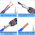 2 PCS Wire Stripper Tool Wire Twister Tool,2024 Upgrades Wire Nut Twister for Drill Profession Electricians Tool,Wire Twister Tool for Drill,Profe...