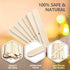 100pcs Wooden Candle Wick Holders, Candle Wick Centering Devices for Candle Making, Candle Wick Bars, Wick Clips for Canld Centering Tool...