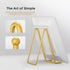 TR-LIFE Plate Stands for Display - 6 Inch Plate Holder Display Stand + Metal Frame Holder Stand for Picture, Decorative Plate, Photo Easel, Tablet...