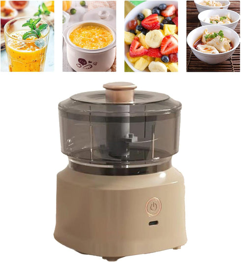 YUYTE Food Processors Meat Grinder, Electric Food Chopper, Multifunctional Stainless Steel Blades Food Blender for Kitchen for Baby Food, Meat, On...