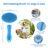 5-in-1 Dog Brush Grooming Kit - Dog Grooming Supplies Dog Dematting Rake for Shorted Haried Dogs, Bath Brush For Long Hair Dogs And Dematting Comb...