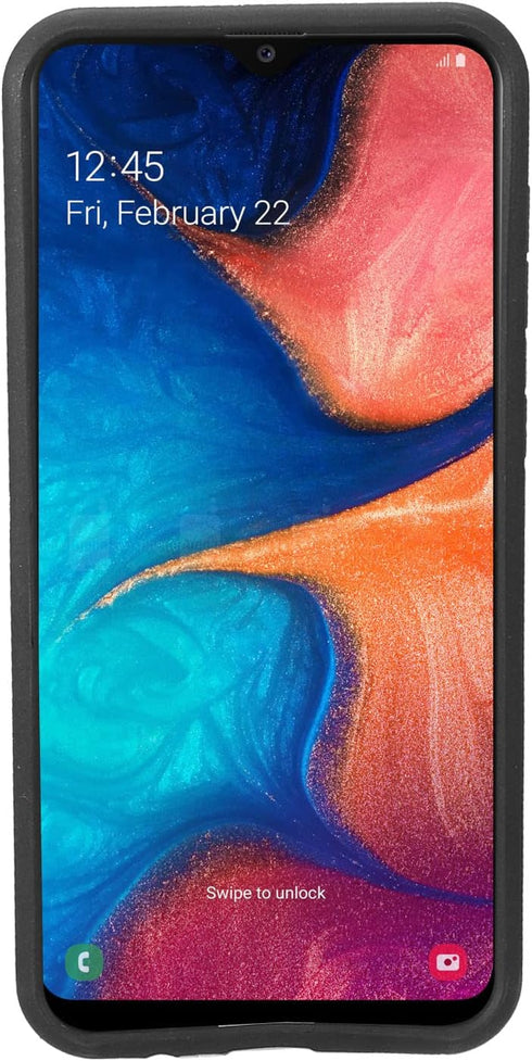 Z-GEN - Compatible with Samsung Galaxy A20, Galaxy A50 - Hybrid Phone Case w/Ring Stand - RS2 Black...