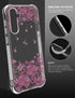 Floral Clear Case for Galaxy S23 FE for Women/Girls,Pretty Phone Cover for Samsung Galaxy S23FE,Flower Design Slim Soft Transparent Drop Proof TPU...