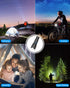 Rechargeable Flashlights High Lumens, Super Bright XHP50 LED Tactical Flashlight with 2200mah Battery, 5 Modes, IPX6 Waterproof Camping Flash Ligh...