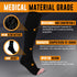 Doc Miller Open Toe Compression Socks Women and Men, 20-30 mmHg Toeless Compression Socks Women, Recovery Support Circulation Shin Splints Varicos...