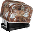 JEOCODY Toaster Cover Coffee Theme Print Toaster Bread Maker Cover 4 Slice Wide Slot Small Appliance Toaster Cover with Handle for Kitchen,Washabl...