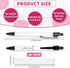 Sublimation Pens Blank With Shrink Wrap,Heat Transfer Sublimation Ballpoint Pen Aluminum Customized Clip Pen Personalized Pen For Christmas Diy Of...