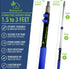 EVERSPROUT 1.5-to-3 Foot Telescopic Extension Pole | Lightweight Sturdy Aluminum Handle | Easy to Use Flip-Tab Lock Mechanism | Twist-On Metal Tip...