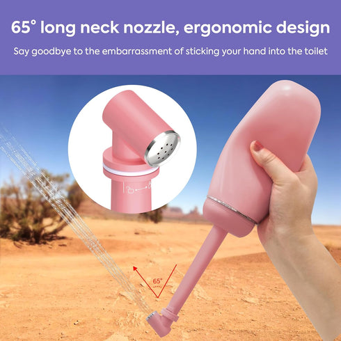 Redsack Portable Bidet Peri Bottle for Women Travel Men Personal Bidet Handheld Bidet (Pink)...